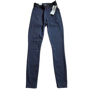 Gap 1969 Resolution Pull-On Leggings 26R/28 Skinny Jeans High Rise Dark Wash NWT